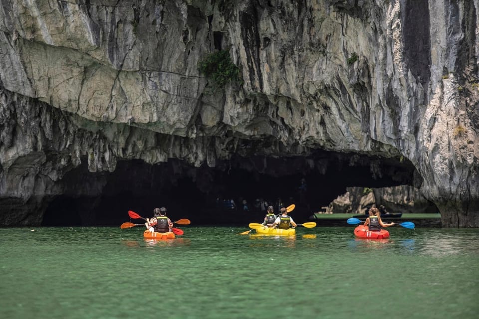 Halong Bay Luxury Day Cruise, Island, Caves, Kayak, Transfer - Pickup and Drop-off