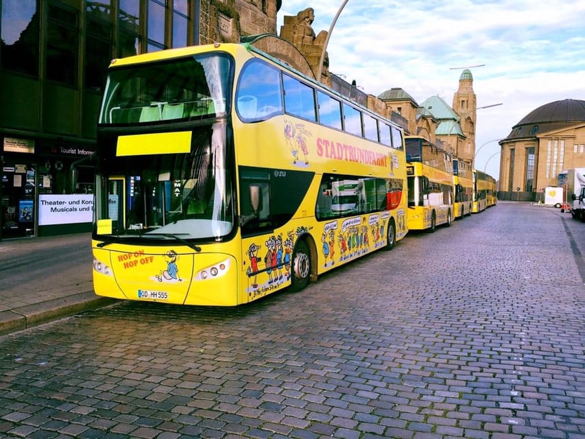 Hamburg: Hop-On Hop-Off Bus Tour Yellow Double Decker - Important Information