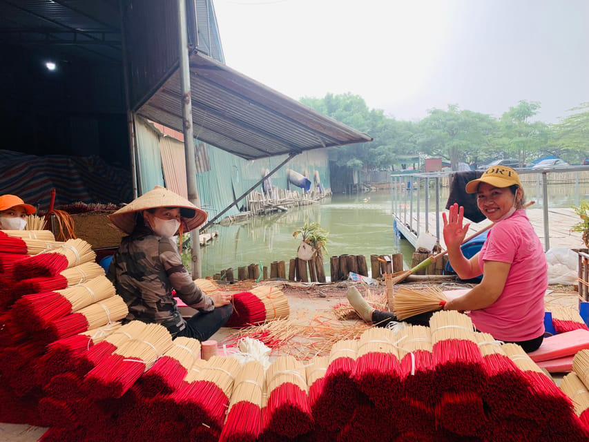 Hanois Artisan Trail: Incense Village, Hat Making & Lacquer - Inclusions of the Tour