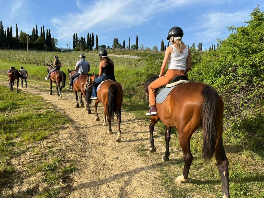 Horseback Riding With Wine Tour From Florence - Important Information