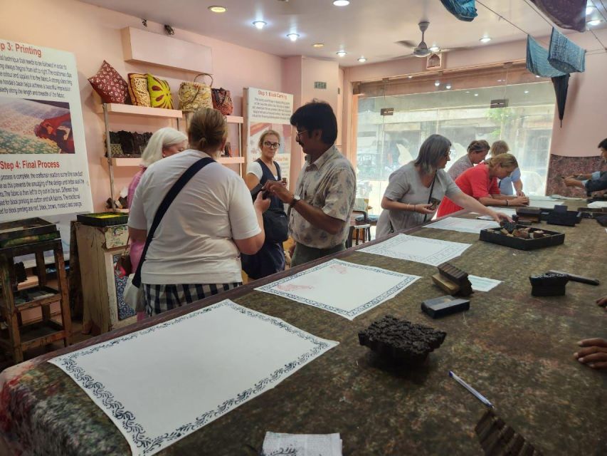 Jaipur: Block Printing Workshop In the Heart of City Center - Included Amenities and Perks