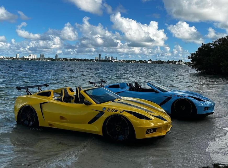 Jetcar Miami: 1 Jetcar Rental | 1h | 250$ Due at Check-In - Arrival and Check-In