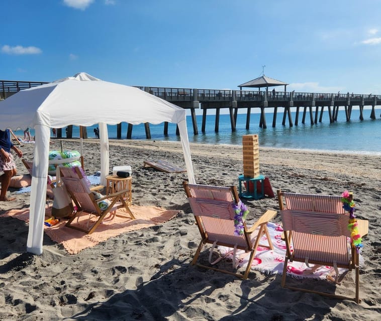 Juno Beach: All-Inclusive Beach Day Cabana Rental - Arrival Experience