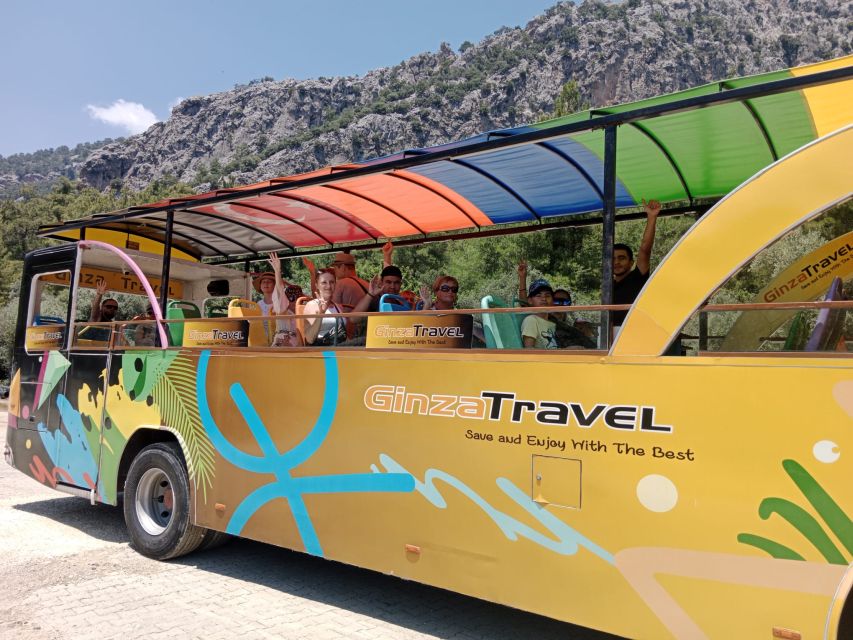 Kemer: Party Bus to Goynuk Canyon With Entrance Ticket - Inclusions and Extra Costs