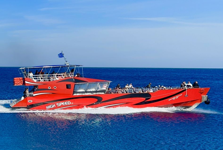 Kiotari, Lardos, Lindos: High Speed Boat Trip to Rhodes Town - Duration and Cancellation Policy