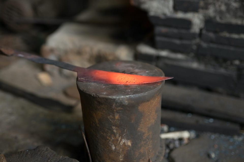 Knife Making in Blacksmith Village in Hanoi - Safety Considerations