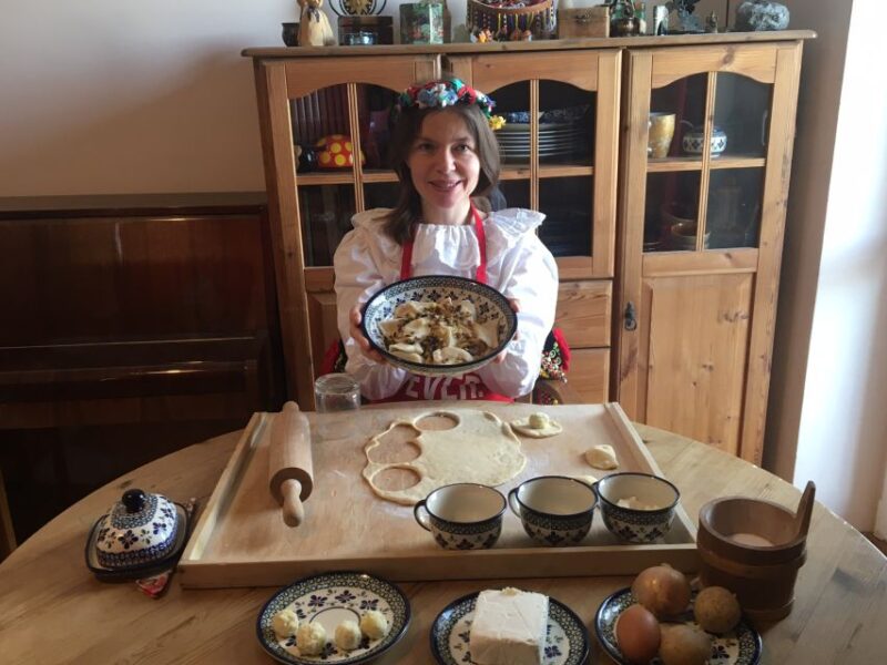 Krakow: Pierogi Home Cooking Class - Included Amenities