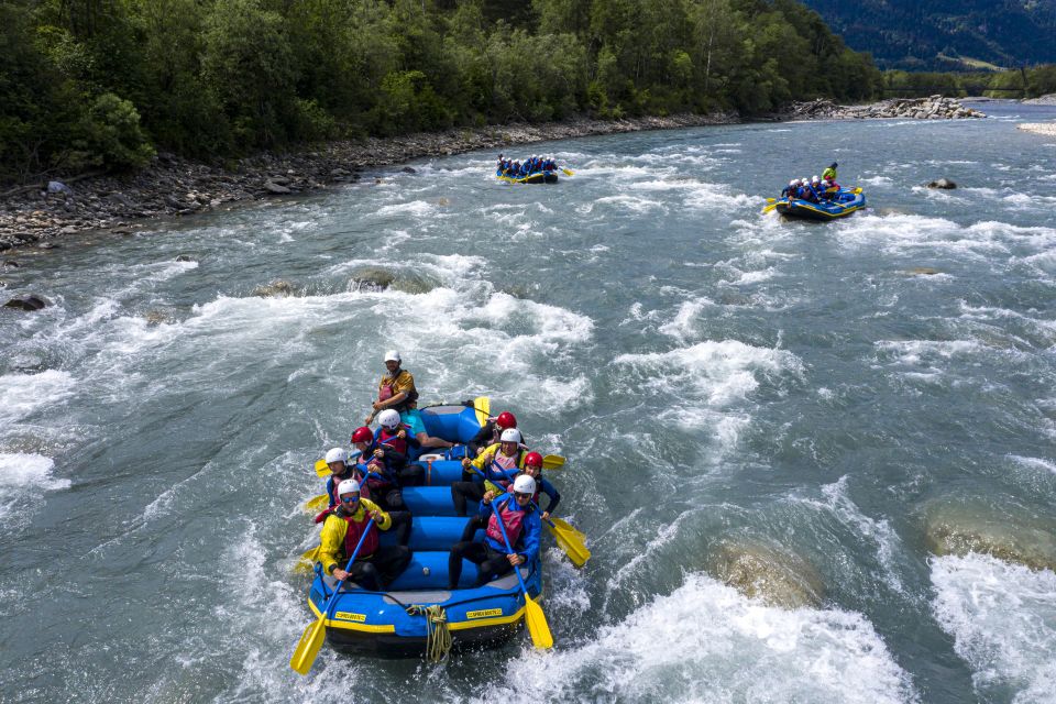 Laax, Flims, Ilanz: Vorderrhein Rafting (Half Day) - Important Participant Information