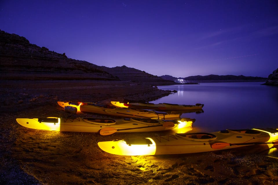 Lake Mead: Sunset Kayaking Tour With Dinner and Campfire - Reserve Your Spot