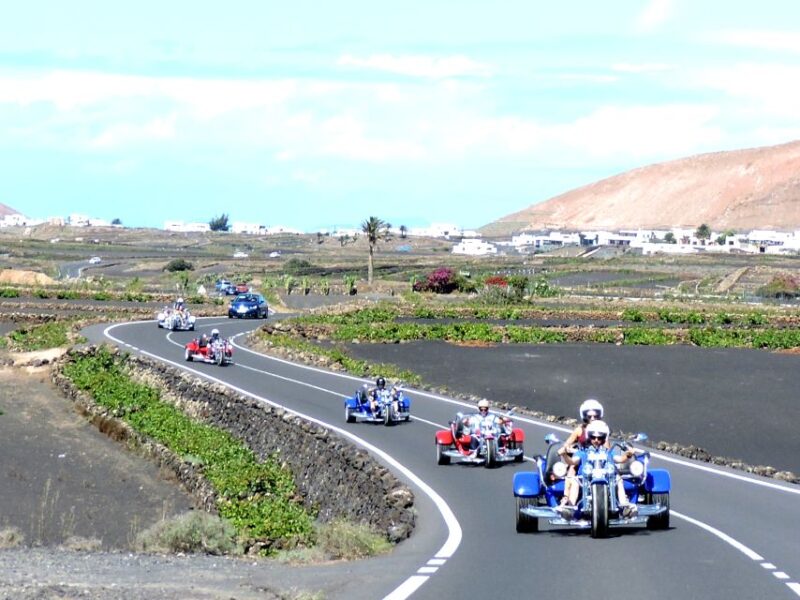 Lanzarote: Three Wheeler Trike Tour for Three People - Key Sites and Attractions