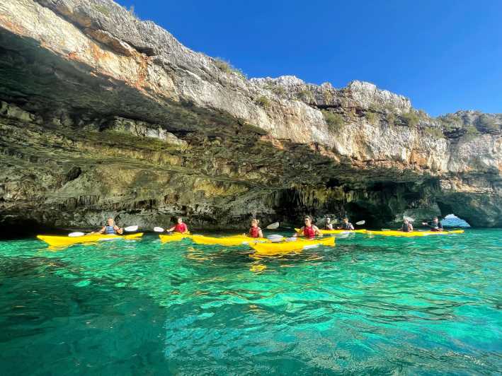 Leuca Kayak Tour With Swimming Stop and Speleo-Trek in Cave - Swimming in River Cave