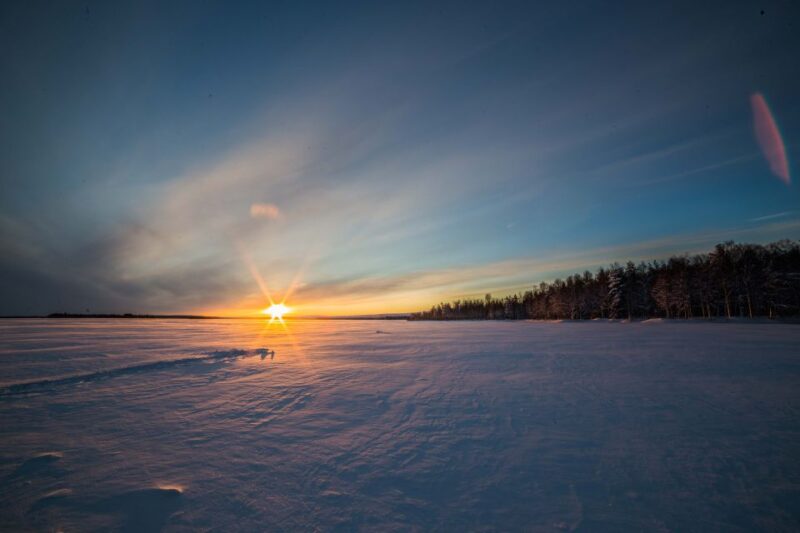 Levi: Ice Fishing on a Frozen Lake - Exploring Levis Winter Wonderland