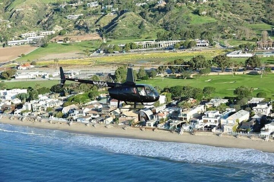 Long Beach: Private LA Coast Surf and Turf Helicopter Tour - What to Expect