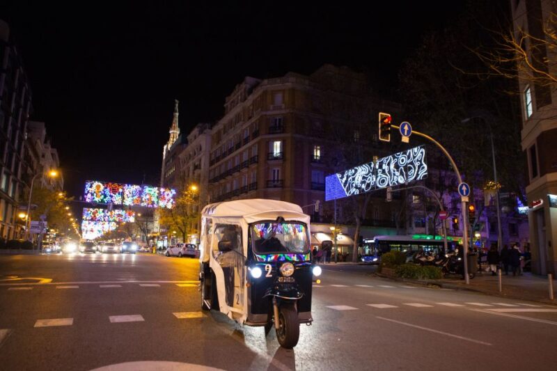 Madrid: Private Christmas Lights Tour by Electric Tuk-Tuk - Pricing and Availability