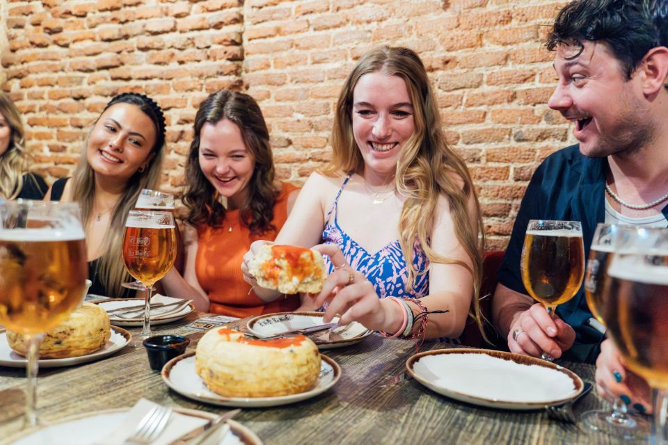 Madrid Tipsy Tapas Guided Food Tour With Dinner - Booking Information