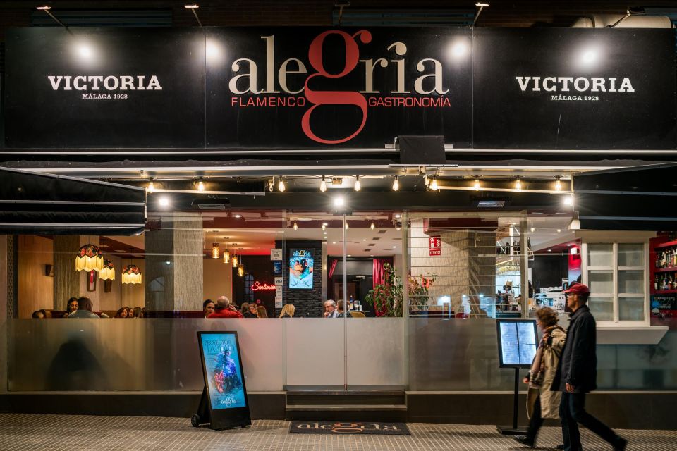 Malaga: Show and Food at Alegría Flamenco and Restaurant - Accessibility and Age Suitability