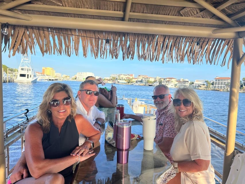 Miami: Private Morning Cruise With the Pink Flamingo Tiki - Included Amenities