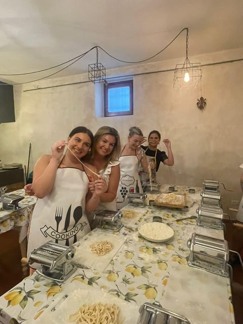 Milan: Pasta and Tiramisu Cooking Class With Wine - Pasta Dough Preparation