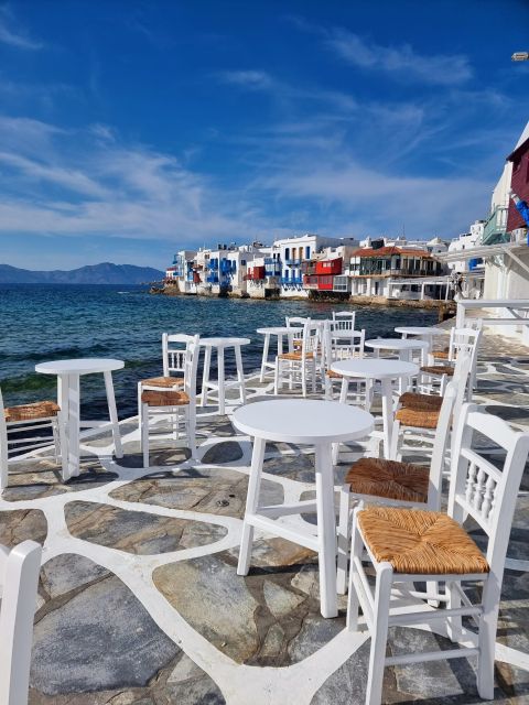 MYKONOS SOUTH OR WEST COAST EVENING SEMI PRIVATE CRUISE - Inclusions