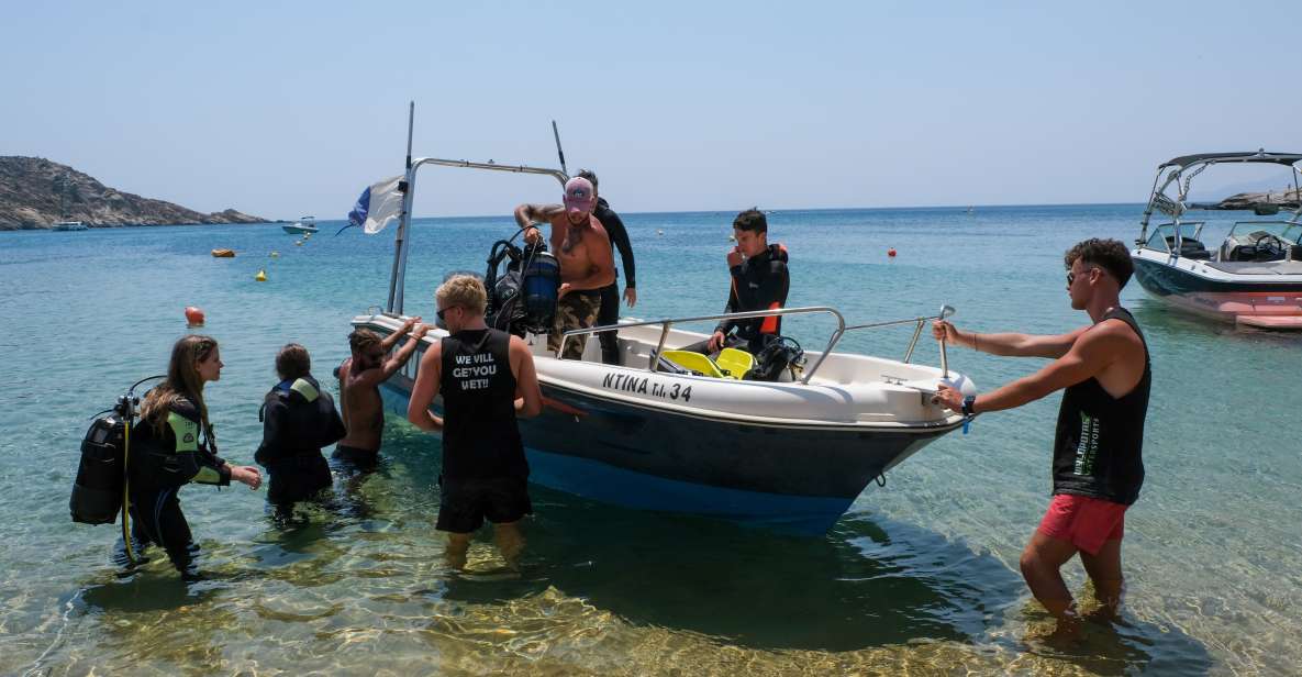 Mylopotas: Boat Cruise and Shipwreck Scuba Diving - Dive Site and Depth