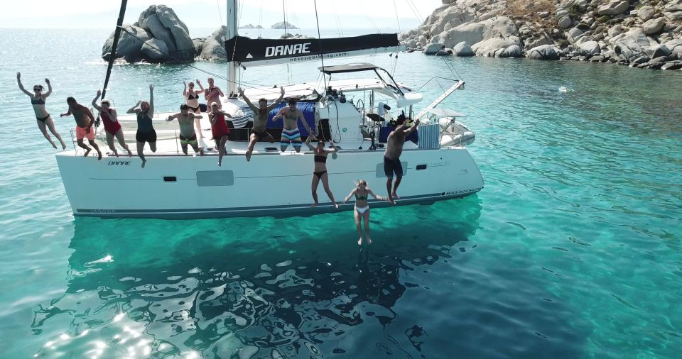 Naxos: Catamaran Cruise With Swim Stops, Food, and Drinks - Meeting Point Information