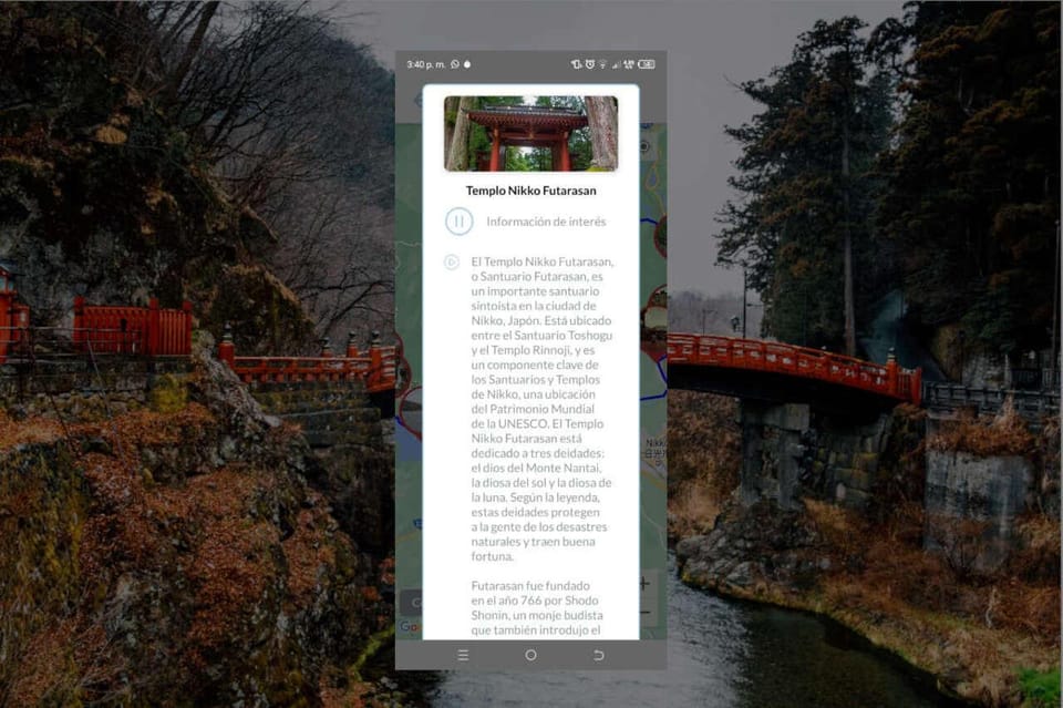 Nikko Self-Guided Tour App With Multi-Language Audioguide - Important Information