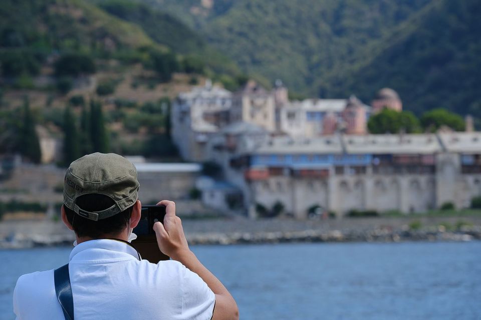 Ouranoupoli: Mount Athos Cruise With Ammouliani Island Visit - Ammouliani Island and Banana Beach