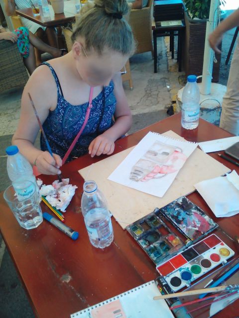 Outdoor Drawing Class in Modern Athens; Pangrati, Metz.. - Neighborhood Exploration