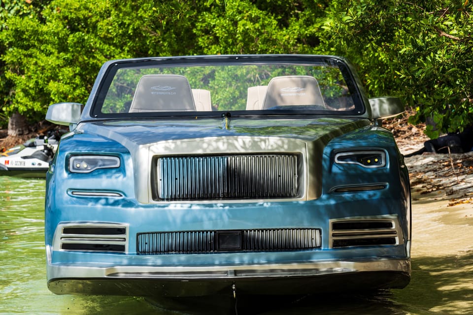 Palm Beach: Rolls Royce Jetcar Rental - Included Features