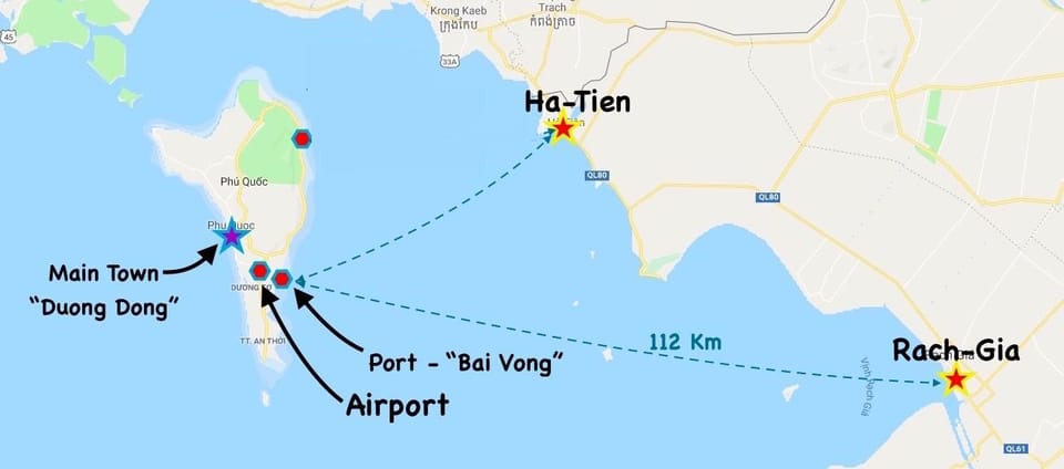 Phu Quoc: Speedboat Transfer FROM Ha Tien (VIP Ticket) - Meeting Point Information