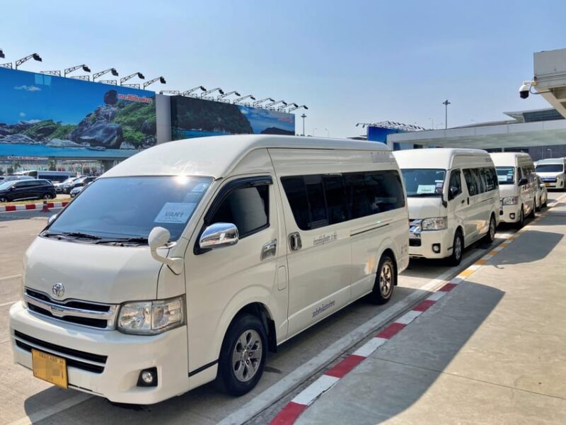 Phuket: Private Van at Disposal Within Phuket - Flexible Booking Options