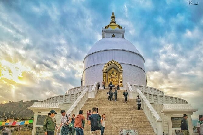 Pokhara in 5 Hours: Lake, Museum, Cave, Falls & Pagoda Hill - Visiting World Peace Pagoda