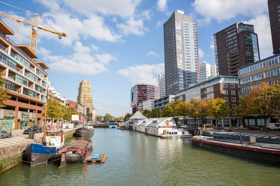 Port of Rotterdam: Walking Tour With Audio Guide on App - Booking and Navigation