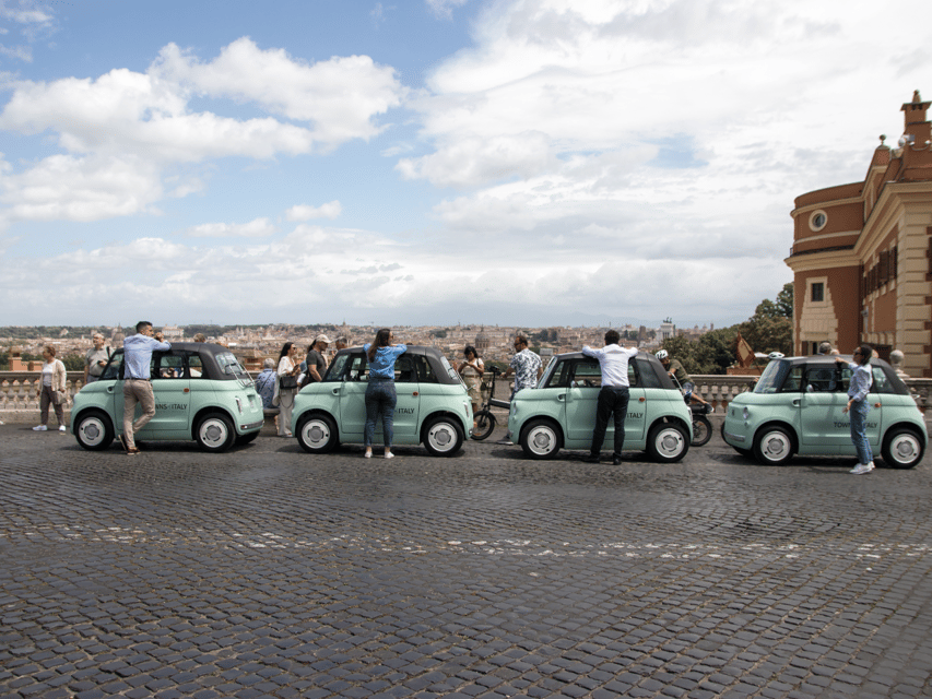 Rome: Guided E-Car City Tour With Gelato Stop - Frequently Asked Questions