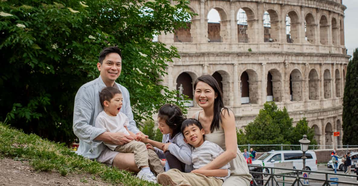 Rome: Professional Photoshoot for Family and Pregnancy - Included Services