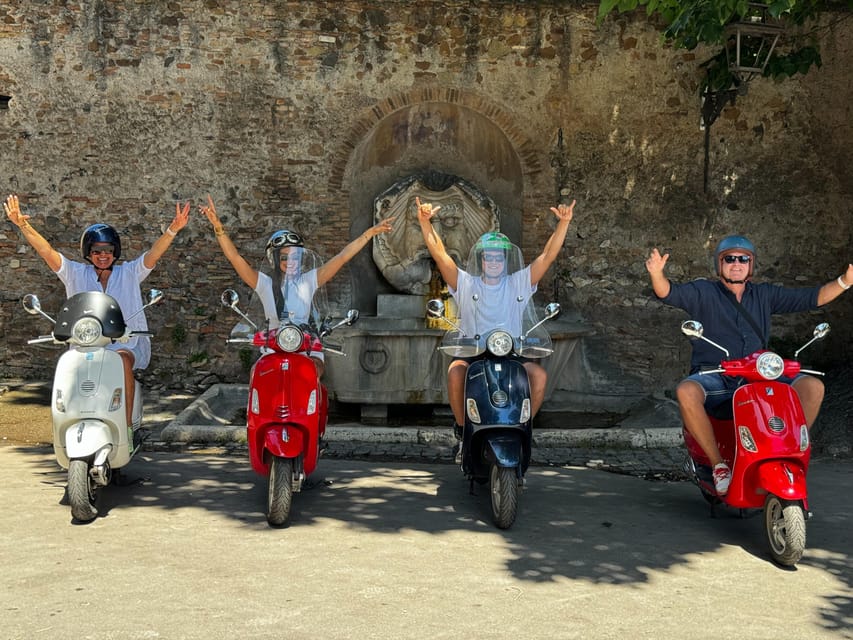 Rome: Vespa City Tour With Professional Photoshoot - Participant Restrictions