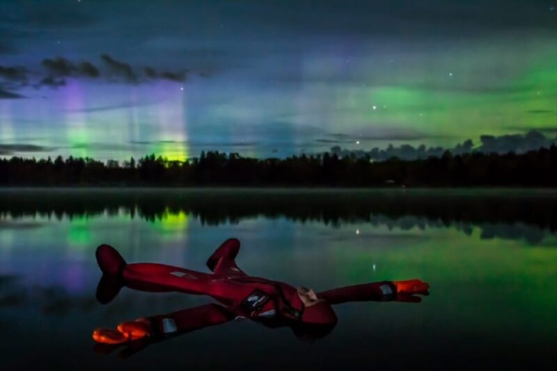 Rovaniemi: Aurora Borealis Autumn Lake Floating Experience - Booking Information and Cancellation Policy