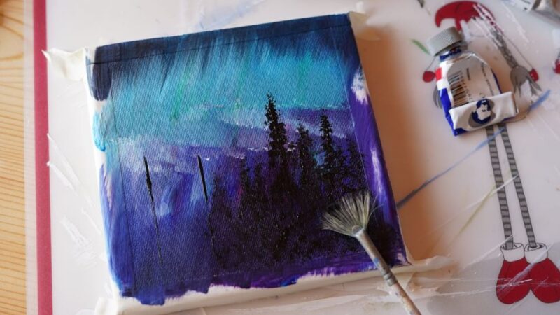Rovaniemi: Workshop - Aurora Painting - Booking Information