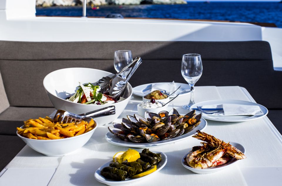 Santorini: Private Catamaran Cruise With BBQ Meal and Drinks - Pickup Details