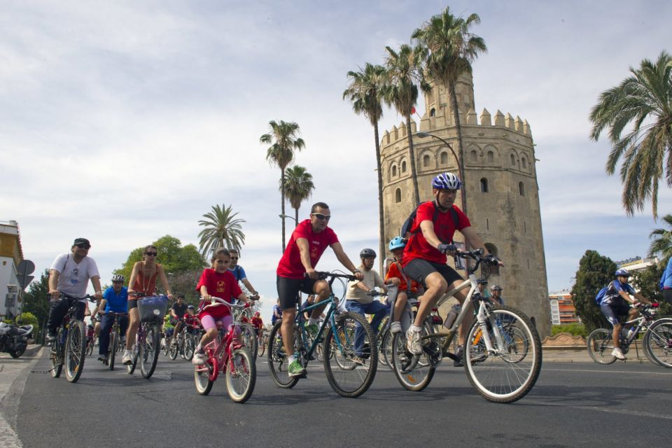 Seville City Bike Tour: Top Sevilles Monuments - Bicycle Rental and Safety