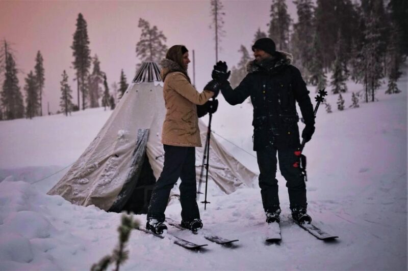 Ski Trekking Under the Northern Lights - Safety and Equipment