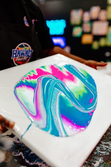 SMITH MOUNTAIN LAKE:HAWAII FLUID ART CLASS EXPERIENCE/CANVAS - Class Duration and Price