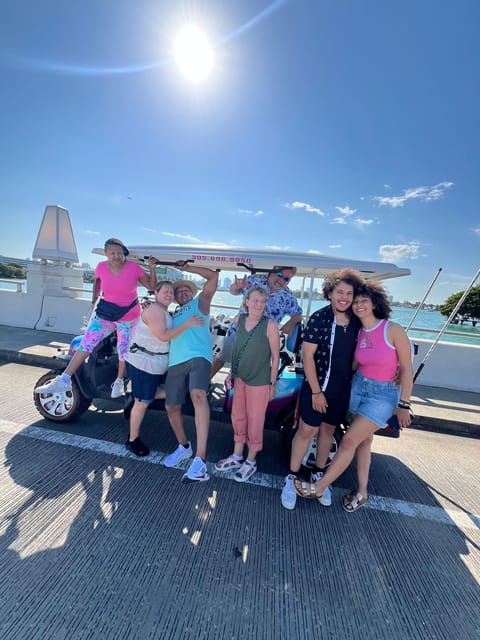 South Beach Golf Cart Tour & Millionaires Row Cruise - Photoshoot Opportunity