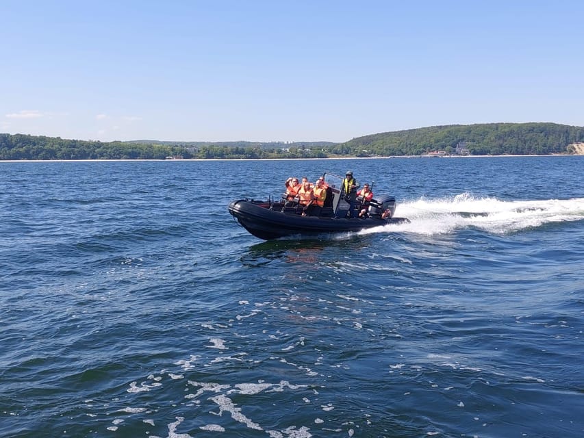 Speed Boat at the End of the Pier in Sopot. Speed 100 Km/H - Capacity and Amenities