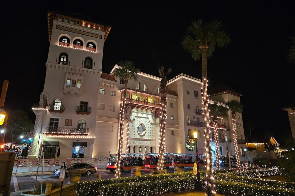 St Augustine: Nights of Lights Trolley Tour - Arrival and Transportation