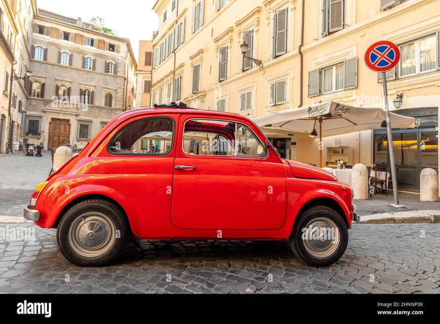 Sweet Life in a Fiat 500: Rome and Aperitif at the Colosseum - Inclusions of the Tour