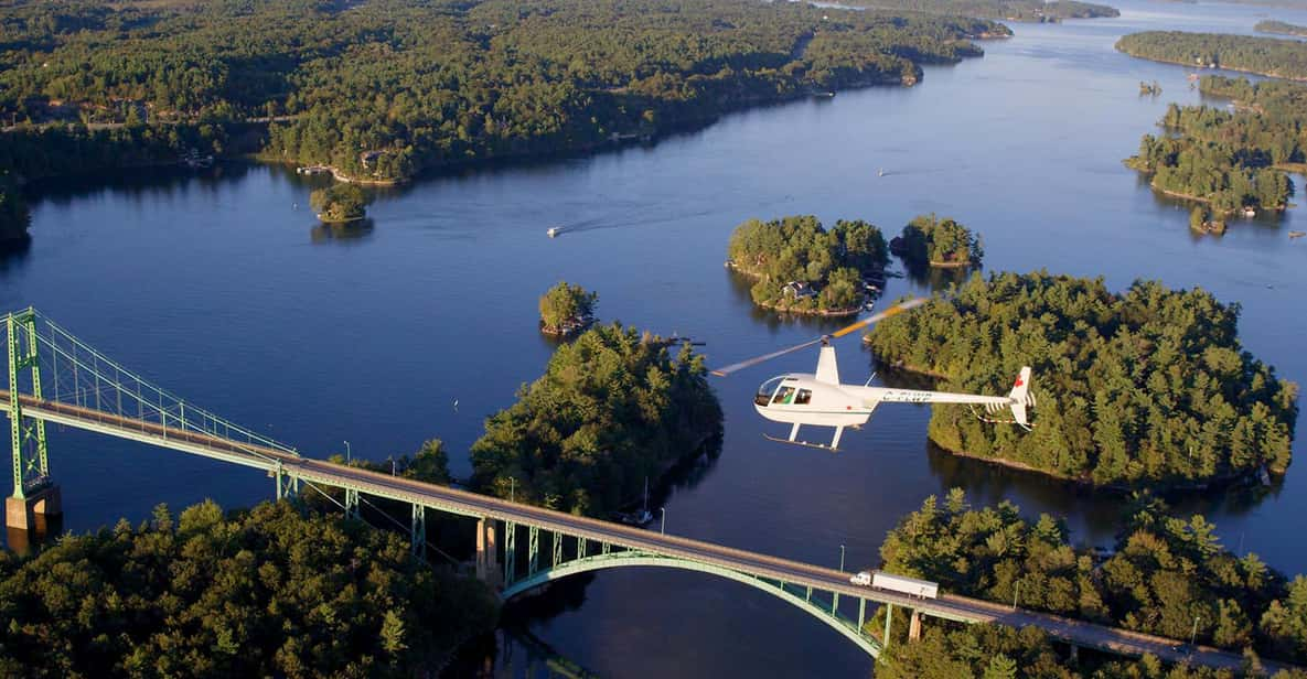 Thousand Islands: Helicopter Tour With Cider Mill and Lunch - Tasting Unique Flavors