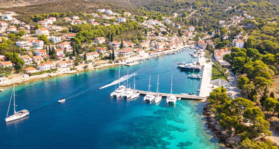 Trogir: Blue Lagoon, Maslinica, and Solinska Bay Boat Tour - Speedboat to Solinska Beach