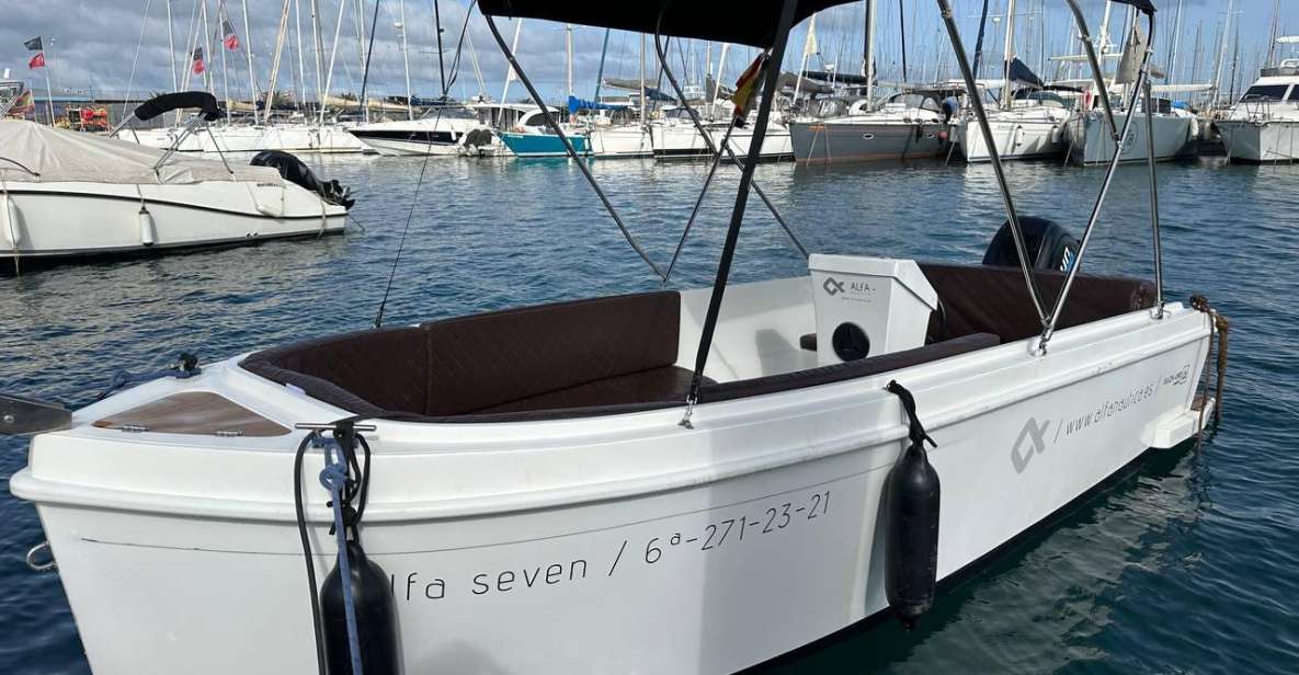 Valencia: Rent Boat Without License - Vessel Specifications