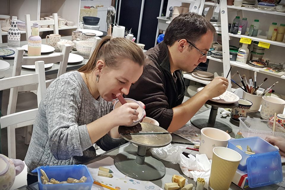 Warsaw: Pottery Decorating Ceramic Workshop - Step-by-Step Workshop Process